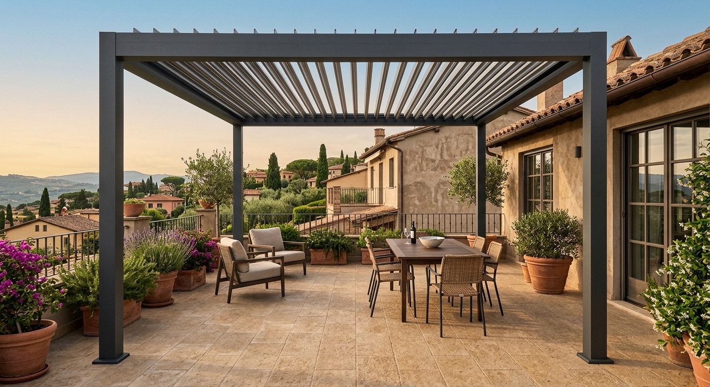 pergola bioclimatica prezzi roma