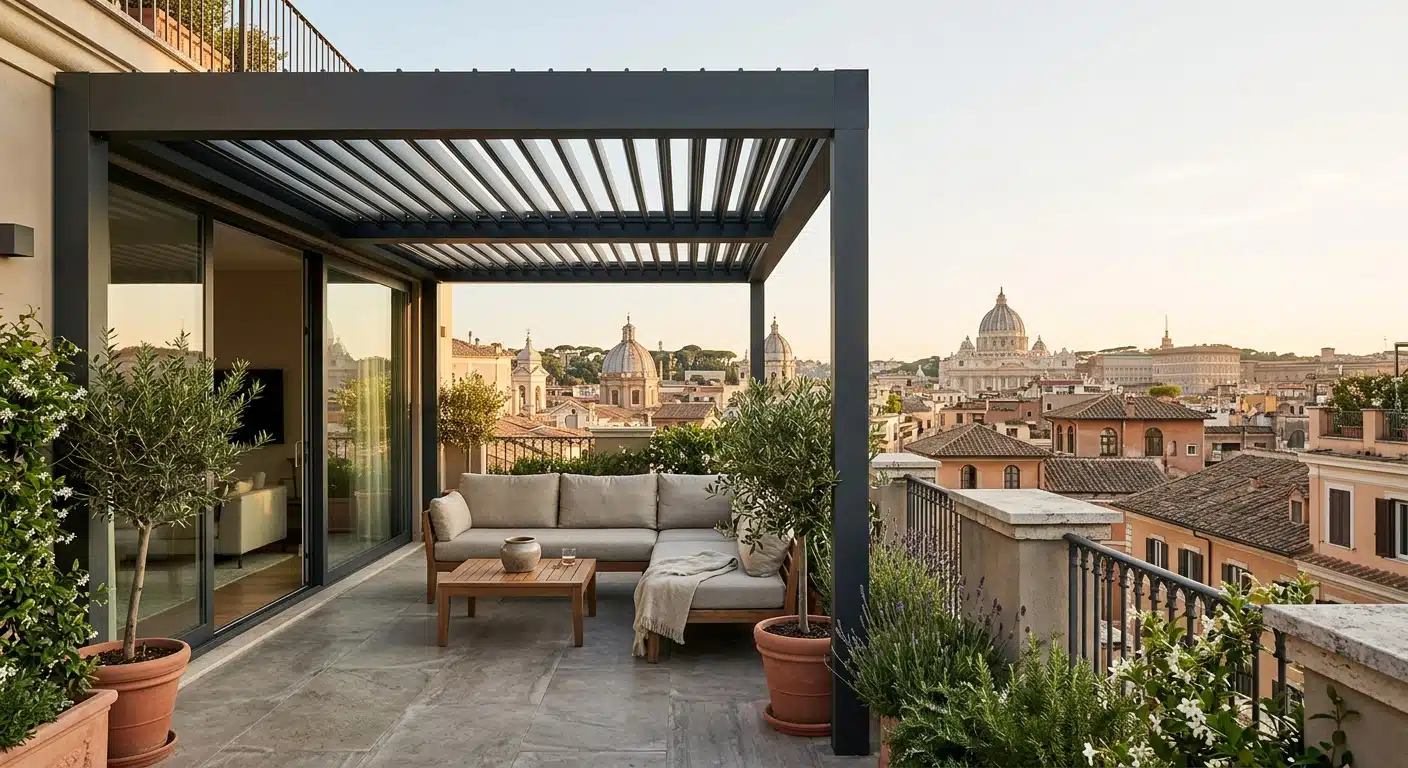 pergola veranda o vetrata panoramica quale scegliere roma